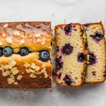 Lemon-Infused Blueberry Almond Loaf