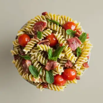 Fusilli with Pancetta and Cherry Tomatoes
