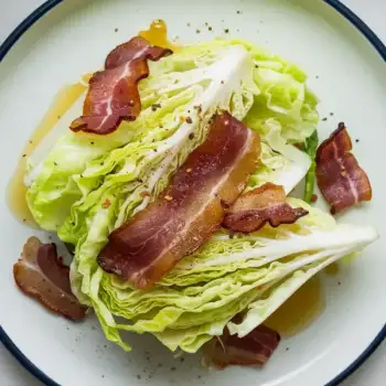 Cabbage with Bacon and Onions
