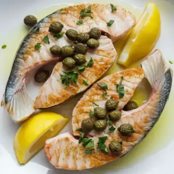 Lemon-Caper Swordfish Steaks