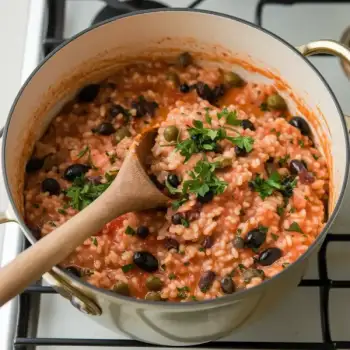 Puttanesca Risotto