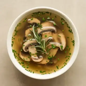 Savory Vegan Mushroom and Herb Broth
