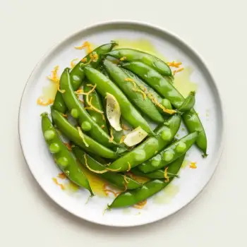 Sauteed Snap Peas with Garlic and Lemon