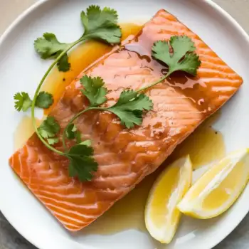 Maple-Glazed Salmon with Cilantro