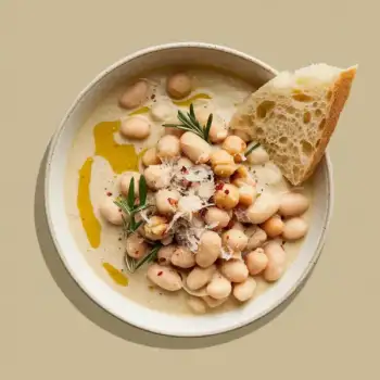 Garlic-Infused Creamy White Bean Stew