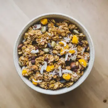 Kinda-Sweet Granola with Coconut and Turmeric