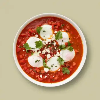 Mediterranean Poached Eggs in Spiced Tomato Sauce
