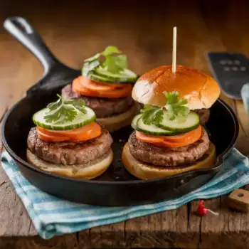 Pork Bánh Mì Burgers