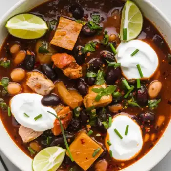 Spicy Chicken and Black Bean Stew