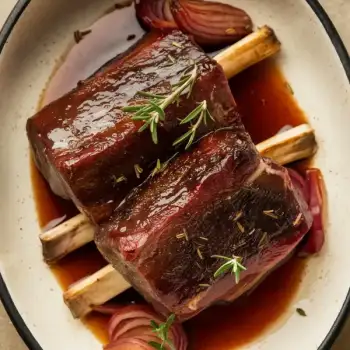 Succulent Red Wine-Braised Short Ribs