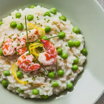 Fresh Crab & Pea Risotto