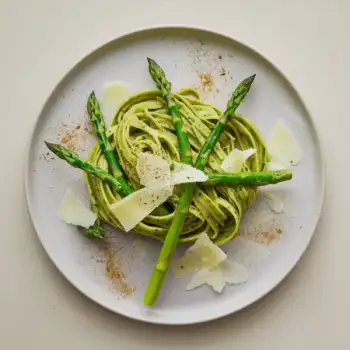 Asparagus and Fresh Herb Fettuccine