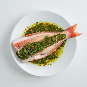 Steamed Snapper with Chimichurri