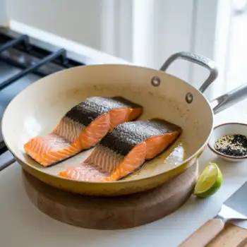 Crispy Skin Salmon with Nori and Sesame Crust