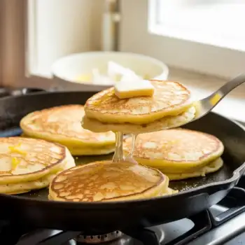 Zesty Lemon-Cottage Cheese Pancakes