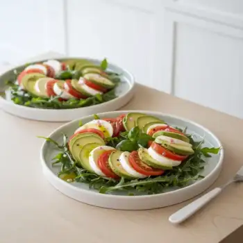 Avocado & Arugula Caprese Refresh