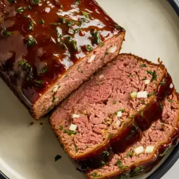 Glazed Three-Meat Loaf
