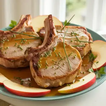 Pork Chops with Apples and Cider