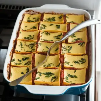 Polenta Lasagna With Spinach and Herby Ricotta