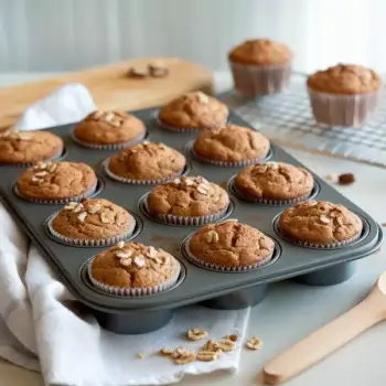 Banana & Yogurt Whole-Wheat Muffins