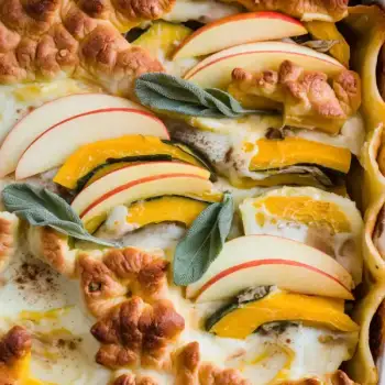 Autumn Harvest Squash and Apple Lasagna