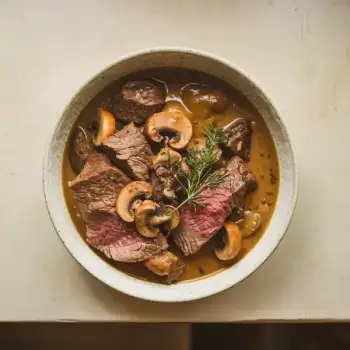 Rustic Dijon Beef and Mushroom Stew
