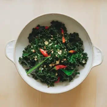 Sauteed Kale with Garlic and Calabrian Chili