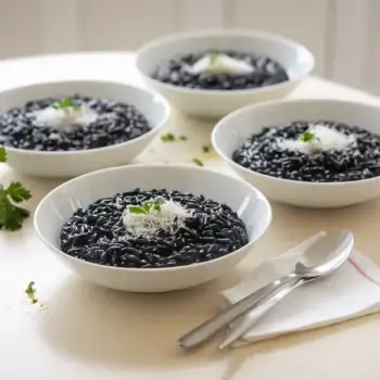 Squid Ink Risotto