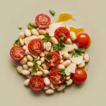 Mediterranean Cherry Tomato & Cannellini Bean Toss