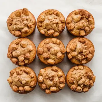 Banana Cinnamon Crumb Muffins