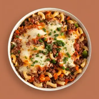 Hearty Beef and Cheese Pasta Skillet