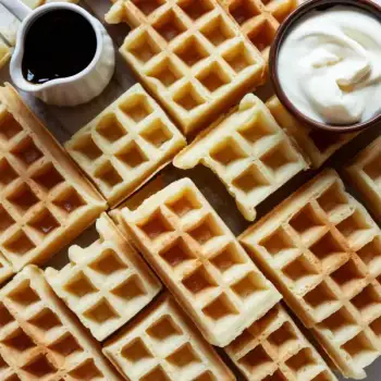 Crispy Sourdough Discard Waffles