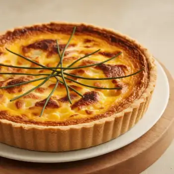 Cheesy Custard Quiche