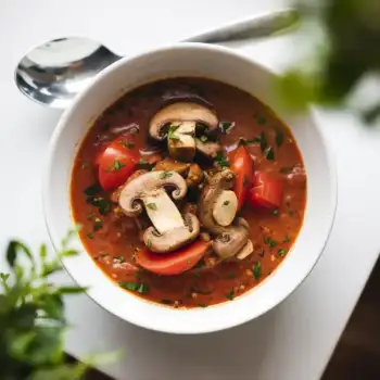 Mushroom and Tomato Curry