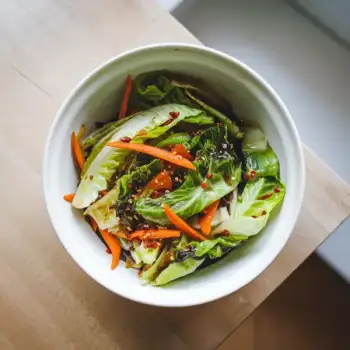 Tangy Soy-Glazed Napa Cabbage Stir-Fry