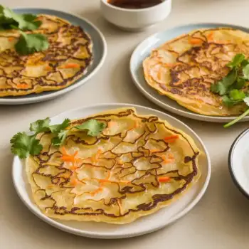 Crispy Tofu Skin Savory Pancakes