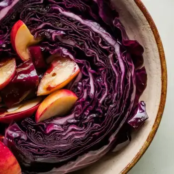 Apple-Infused Sweet and Sour Braised Cabbage