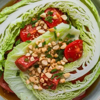 Shan-Style Simmered Cabbage with Peanuts and Tomatoes