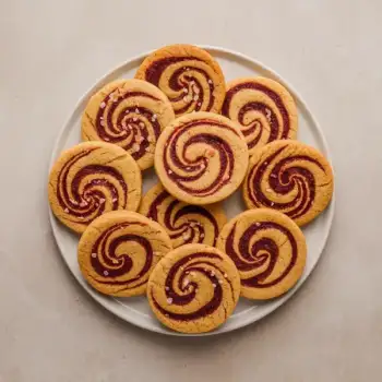 Spiced Gochujang Swirl Cookies