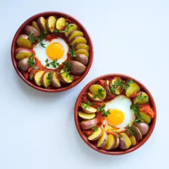 Rustic Indian-Spiced Tomato and Egg Casserole