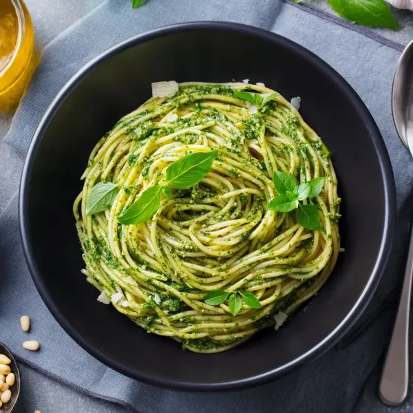 Pasta with Pesto Genovese