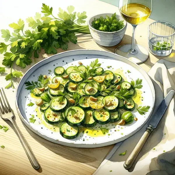 Sauteed Zucchini with Garlic and Lemon