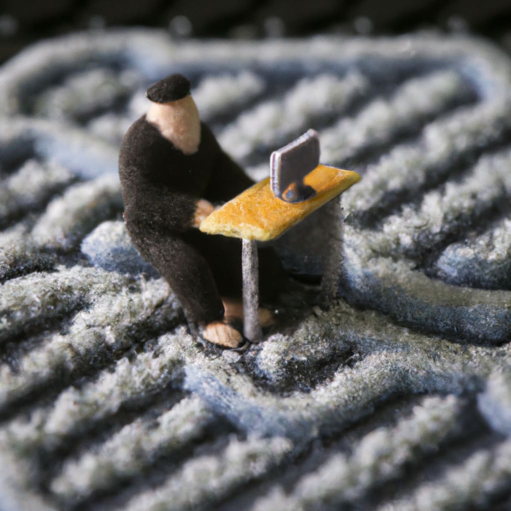 a man looking at a computer and joining a meeting on zoom , that is deep and wide, made to look beautiful. High resoloution photograph, 8k, 4k, detailed