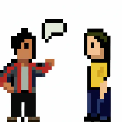 a person agreeing with what another person is saying