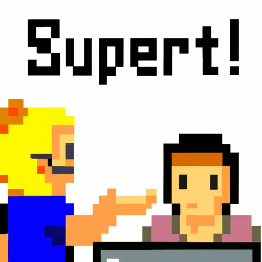 a person giving technical support