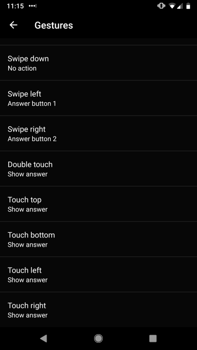 Mobile Anki Shortcuts