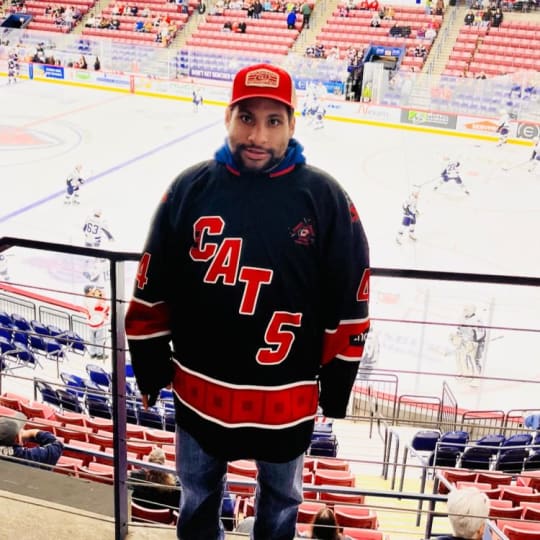 Josh Gray in his TSHA Jersey