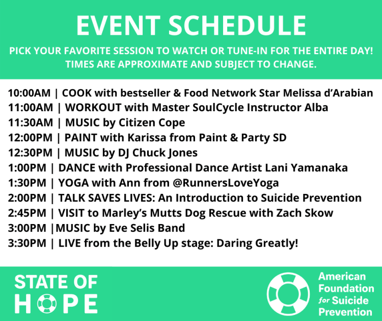 State Of Hope By American Foundation For Suicide Prevention