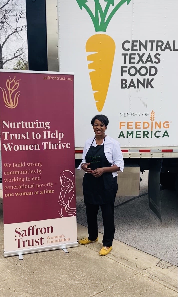 Feeding Austin Families Project by Saffron Trust Women's Foundation