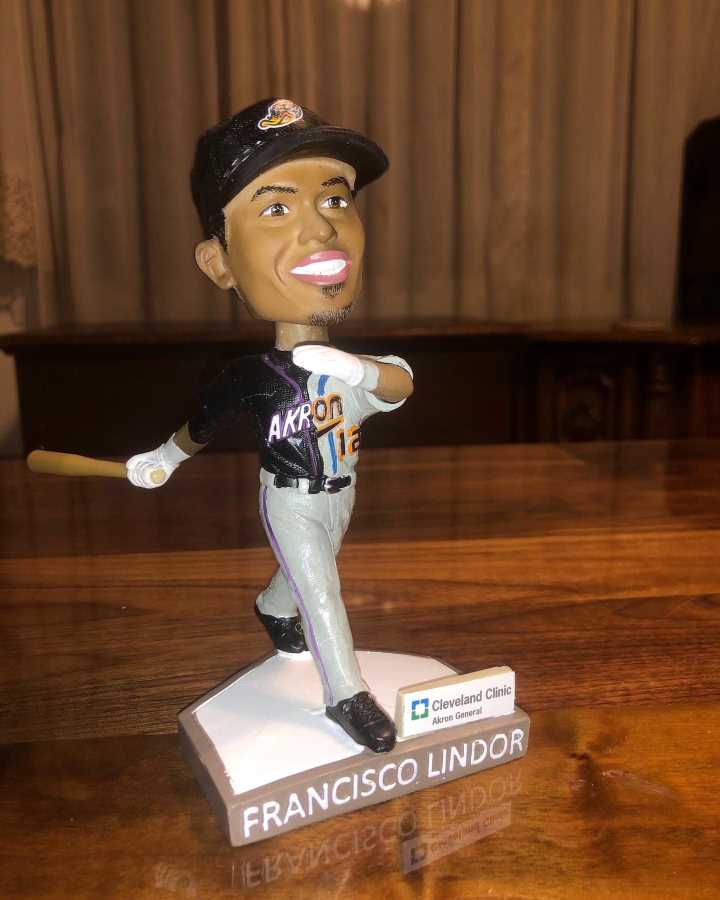 Francisco Lindor Cleveland Indians First Series Mini Bobblehead MLB